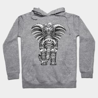 elephant with aztec pattern Hoodie